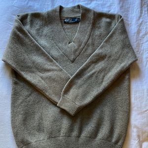 Mens Vintage Polo Ralph Lauren Italian Wool Sweater